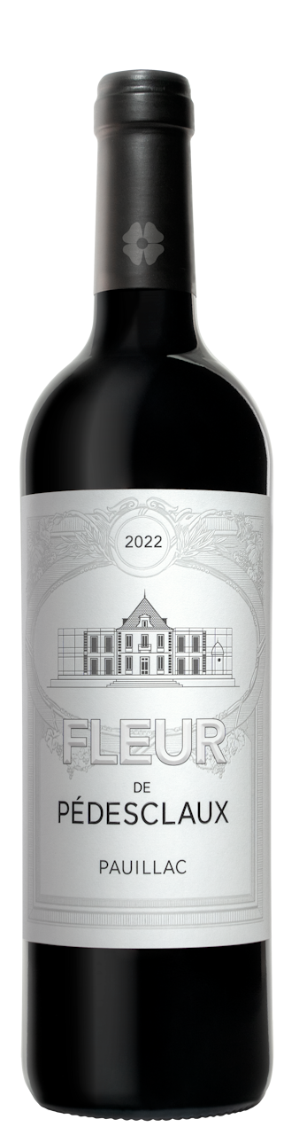 Fleur-de-Pedesclaux red wine bottle